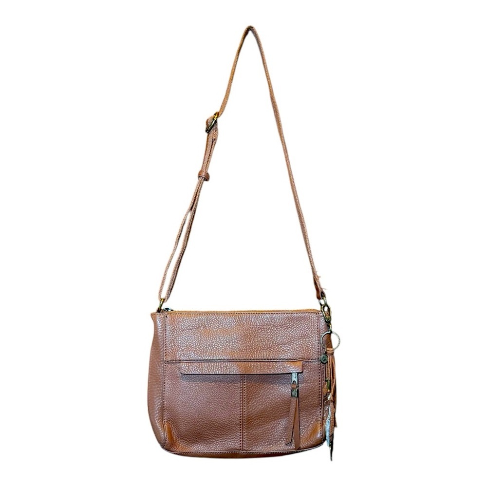 THE SAK Brown Leather Crossbody Bag